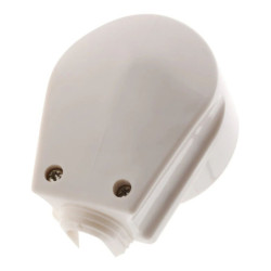 Fiche mâle coudée 20A 2P+T blanche Zenitech