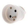 Fiche femelle 16A 2P+T - Zenitech Blanc