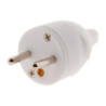 Fiche mâle 16A 2P+T - Zenitech Blanc
