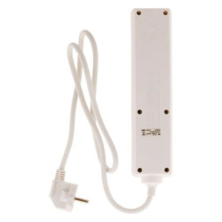 Bloc multiprise 4 prises 16A interrupteur Zenitech blanc