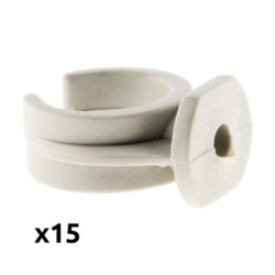 Clips sans chevilles Zenitech Ø16 / Ø20 – Lot de 15