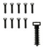 Lot de 10 embases noires pour chevilles - Zenitech