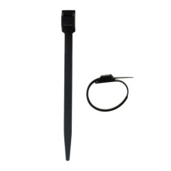Lot de 20 colliers de câblage 6x114mm noir - Zenitech