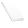 Profilé PVC Gamme classique Plat blanc CQFD 30 x 5 mm - 2 m