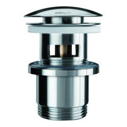 Bonde de lavabo Quick‑Clac Wirquin – Laiton chromé ou noir mat
