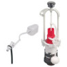 Ensemble Mécanisme de wc double chasse à étrier MWB + robinet flotteur latéral F12 Wirquin