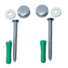 Vis métal pour cuvette ou bidet/sol (sac de 50) Wirquin