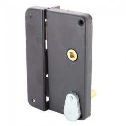 Serrure en applique JPM 4 gorges – Verticale gauche, axe 40 mm