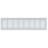 Grille Autogyre à sceller alu blanc 300 x 80 mm