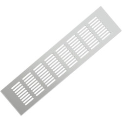 Grille Autogyre aluminium blanc 300x80 mm à sceller