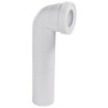 Pipe wc longue coudée mâle Wirquin Ø100 mm