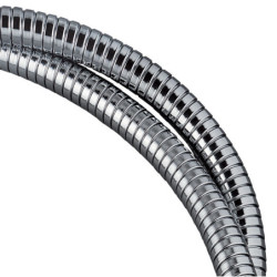Flexible Douche Metal Power Plus Twist Wirquin chromé 2m
