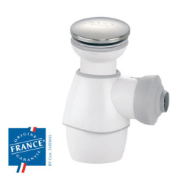 Siphon Quick‑Clac Wirquin – Sans trop‑plein, multi‑diamètre Ø32/40