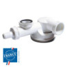 Siphon ESPACE extra-plat gain de place pour évier 1 bac Wirquin Ø40 mm