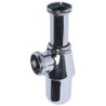 Siphon de lavabo en laiton chromé Wirquin Ø32 mm - Réglable en hauteur de 133 à 183 mm