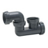 Siphon orientable SP602 Wirquin avec bouchon de dégorgement