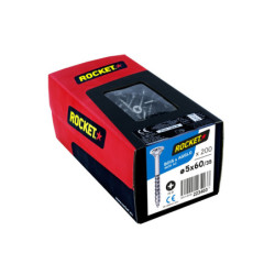 Vis Rocket inox A2 tête fraisée Ø5 x 60/35 mm PZ2