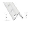 Cornière plâtrière renforcée CQFD blanc 23 x 23 mm - 2 ML