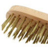 Brosse violon SCID fil acier laitonnée 200 x 55 x 17 mm