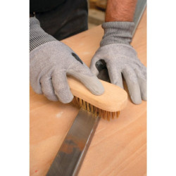 Brosse violon SCID – Fil acier laitonné Ø0,30 mm – 5 rangs