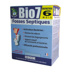 Bio 7 Entretien Fosses Ecogène – 480 g (6 sachets)
