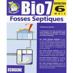 Bio 7 Entretien Fosses Ecogène – 480 g (6 sachets)