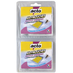 Sachet granulés piège à mouche ACTO 2 x 20 g