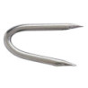 Crampillon clair acier ordinaire tête pointes Longueur 30mm Ø3mm boîte 1KG