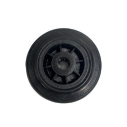 Roue de manutention Caujolle caoutchouc Ø160 mm axe 25 mm 200 kg