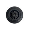 Roue de manutention Caujolle en caoutchouc diamètre 160mm charge 200kg axe 25mm