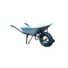 Brouette roue gonflable 90 litres BDR bac galvanisé cuve standard