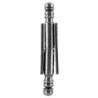 Paumelle rustique universelle à vases Interges H50 H90mm Acier décor vieux fer x2