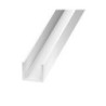 Profil U en PVC blanc Sotrinbois