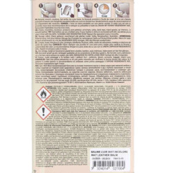 Baume cuir mat incolore AVEL 500 ml nourrissant