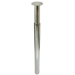 Pied de table réglable 700-1100 mm Ø60 chromé Cime
