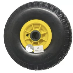 Roue de diable increvable Caujolle Ø 260 mm axe 25 mm – 100 kg