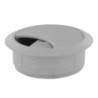 Passe-câble Ø60mm H25mm plastique blanc