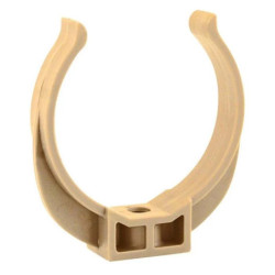 Colliers de fixation tuyau PVC Fitt Ø50 gris sachet de 6