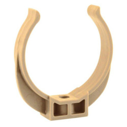 Colliers de fixation tuyau PVC Fitt Ø50 sable sachet de 6