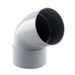 Coude 67° PVC Femelle/Femelle Fitt Ø25 gris