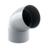 Coude 67° PVC Femelle/Femelle Fitt Ø25 gris
