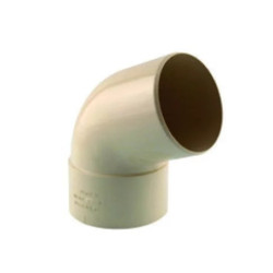 Coude 45° PVC Mâle/Femelle Fitt gris
