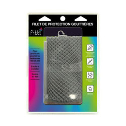 Filet gouttière universel PVC Fitt 6ml gris