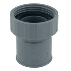 Raccord PVC sortie de lavabo Fitt douille écrou prisonnier