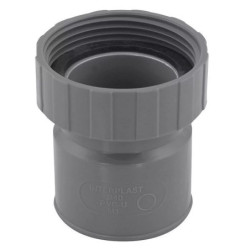 Raccord PVC sortie de lavabo Fitt douille écrou prisonnier