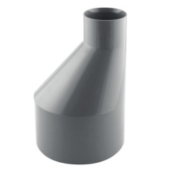 Réduction excentrée PVC Mâle/Femelle Fitt 100x40 NFE-NFME