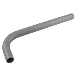 Sortie coudée lavabo PVC 400x120mm Fitt gris
