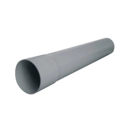 Tuyau descente gouttière PVC Fitt gris 2 ml
