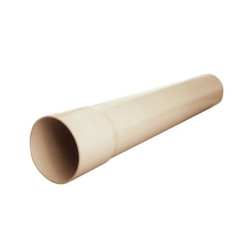 Tuyau descente gouttière PVC Fitt gris 2 ml