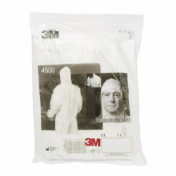 Combinaison de protection 3M légère à cagoule jetable 4500